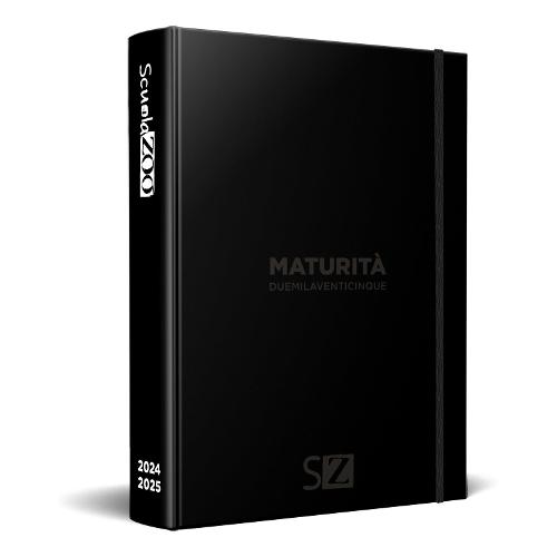 Pigna Diario scolastico Pocket 2024/25 12m Set-Ago MATURANDO Nero 0233084