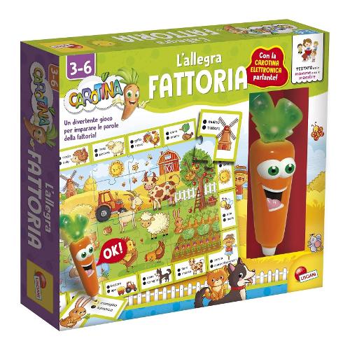 Lisciani Gioco educativo L'allegra Fattoria CAROTINA 92642