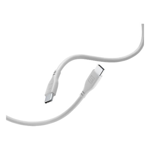 Cellular Line Cavo USB C SOFT CABLE Antigroviglio Silver 1,2m USBDATASOFTC2CD