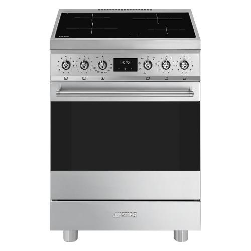 Smeg Cucina elettrica 4 zone cottura CLASSICA Inox (60cm) C6IMXM2