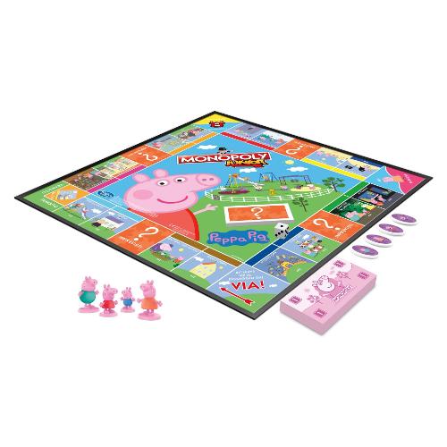 Hasbro Junior Peppa Pig gioco in Italiano MONOPOLY F1656103