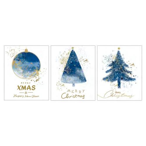 Marpimar Chiudi pacco Buon Natale con glitter iridescente Assortito ABNCC31