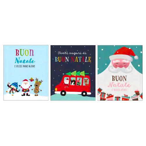 Marpimar Chiudi pacco Buon Natale con glitter iridescente Assortito ABNCC32
