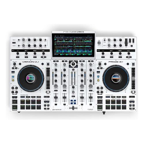 Denon Dj Console disc jockey DJ SERIES Prime 4+ White