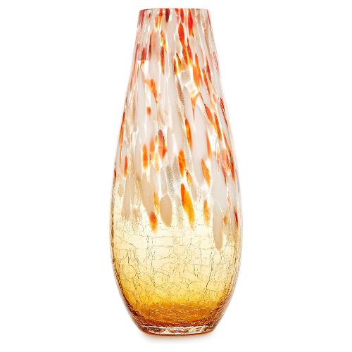 Fade Vaso Vetro (15,5x37,5cm) TOPAZIO Ambra e Rosso 58432