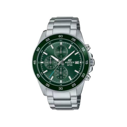Casio Orologio EDIFICE Silver e Green EFR 526D 3AVUEF