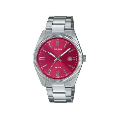 Casio Orologio TIMELESS Red e Silver MTP 1302PD 4AVEF