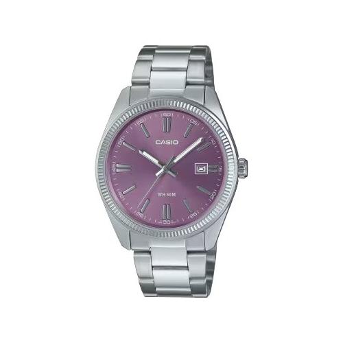 Casio Orologio TIMELESS Purple e Silver MTP 1302PD 6AVEF