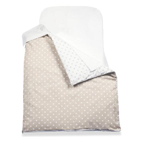 Italbaby Set culla piumino con sacco NEXT2ME Pois tortora 40 1140 883