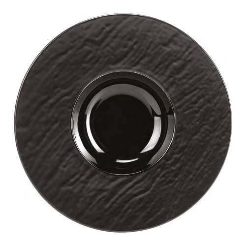 Fade Piatto degustazione Porcellana (30cm) WALL BLACK Nero 56292