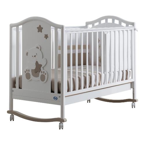 Pali Lettino infanzia ORSONE (132x76x107cm) Tortora 0127Orsont