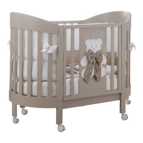 Pali Lettino infanzia LILLO B (136x70x108cm) Tortora 0120Candytd