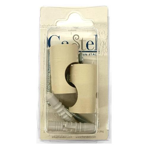 Castel Set supporti bastoni tenda Soffitto PONTE VECCHIO Bianco 115 B84215