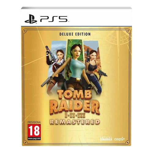 Crystal Dynamics PLAYSTATION 5 Tomb Raider I II III Remastered Deluxe Edition PEGI 18+ SWP50989