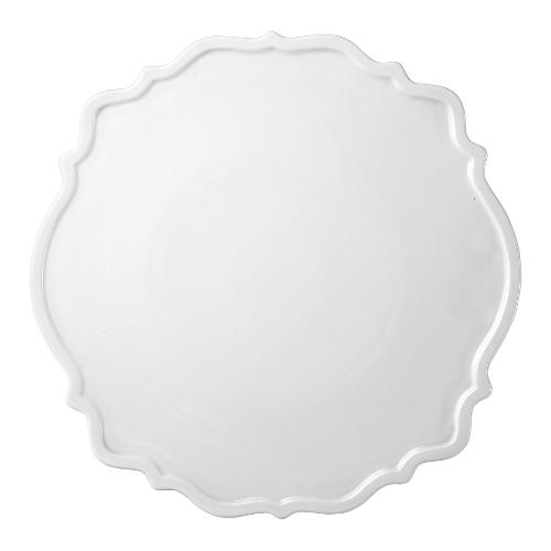 Fade Piatto portata Porcellana (30,5cm) per torta ARYA Bianco 57577