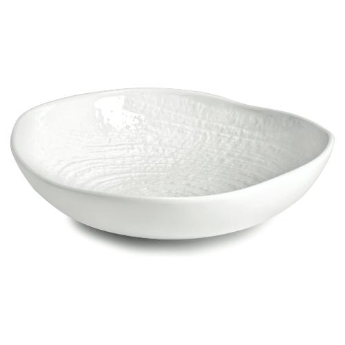 Fade Piatto fondo Porcellana (22x6cm) WALL Bianco 56281