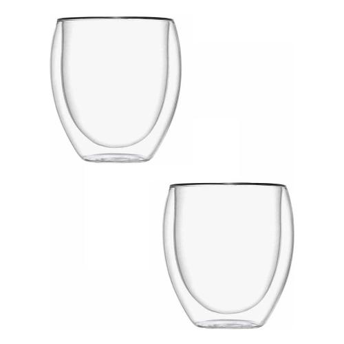 Brandani Set bicchieri Caffè 2 pz (250ml) DOUBLE WALL Trasparente 52480