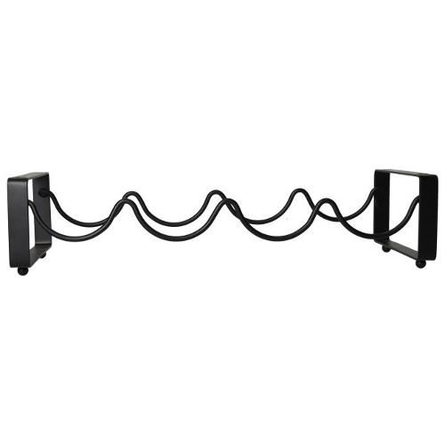 Brandani Porta bottiglie 4 posti sovrapponibile Nero 54854