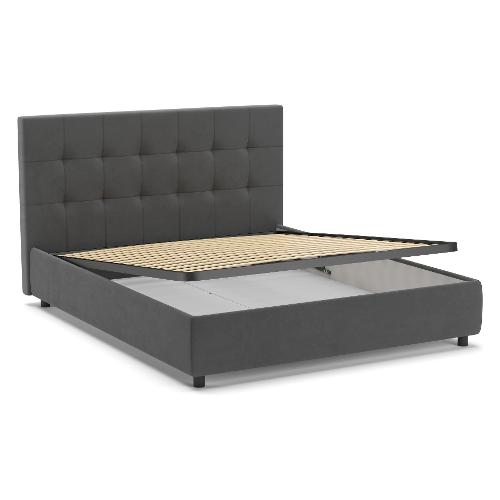 Felver MALIBU Letto due piazze Trinity 15 grafite
