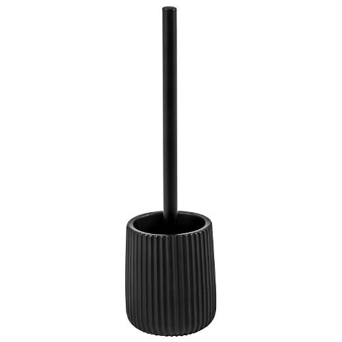 Cipi Porta scopino WC appoggio PLISSÈ Nero (10x40 cm) CP909PLI ON