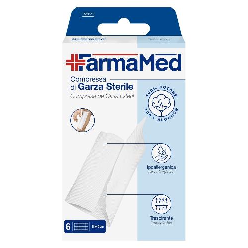 Farmamed Garza sterile (40x18 cm) Compresse 6 pz 5516
