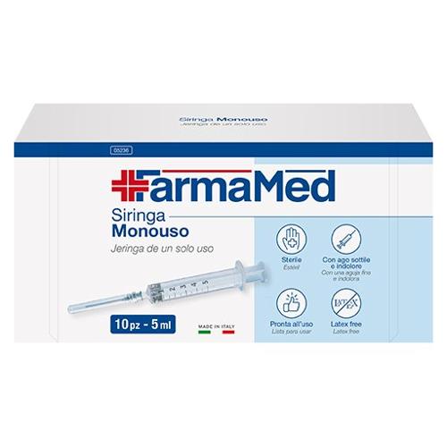 Farmamed Set siringhe Monouso 10 pz da 5 ml 5507