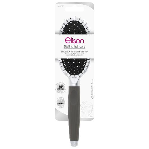 Elison Spazzola capelli STYLING Ovale metallo Antracite 13640