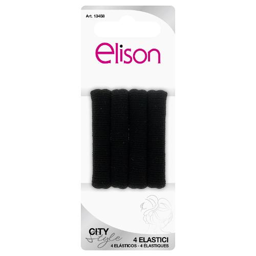 Elison Set elastici capelli CITY STYLE 4 pz Black 13458