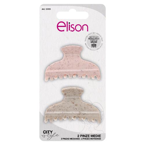 Elison Pinza capelli CITY STYLE Set 2 pz Medium Natural 13191