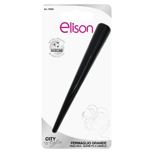 Elison Fermaglio capelli CITY STYLE Classic large Black 13043