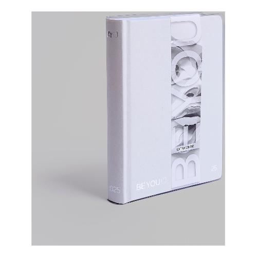 Beyou Diario scolastico Medium 2024/25 12m Set-Ago EXTRA WHITE Easy Bianco BE9X6000