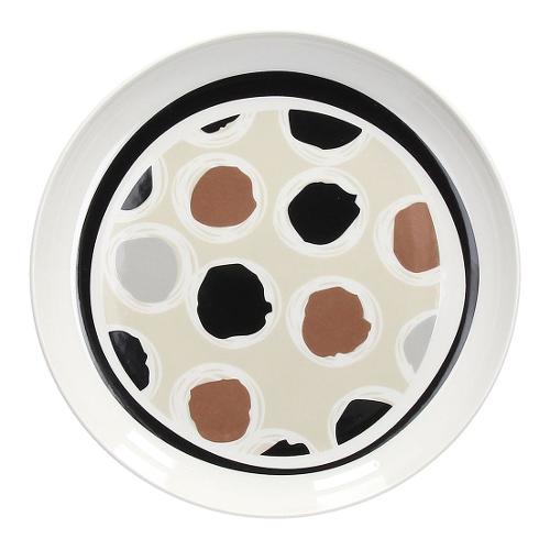Andrea Fontebasso Piatto frutta Porcellana (19cm) VIBES Bianco e Marrone ED002192882