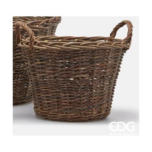 Edg Cesto Fibra naturale (42x32cm) svasata Marrone 2900041A976