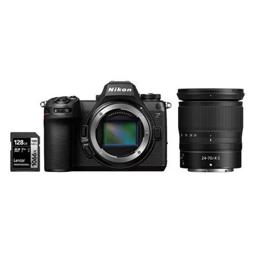 Nikon Fotocamera mirrorless 24,5Mpx Full frame Z6III Kit Z 24 70 f/4 S + SDXC 128GB Black 17377NMZ642
