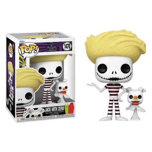 Funko POP DISNEY Nightmare Before Christmas Jack With Zero 1470 80598