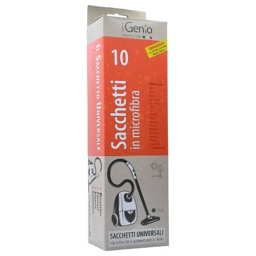 Igenio Sacchetto aspirapolvere (10 pz) In microfibra Universale 955