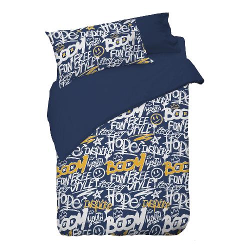 Tessitura Zambaiti Completo letto piazza e mezza cotone YOUNG Assortito