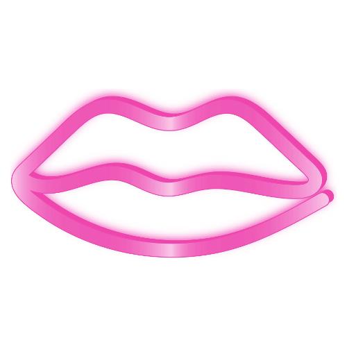 T Tex NEON SERIES Lips Sagoma luminosa Rosa (15cm) TSL NS LP