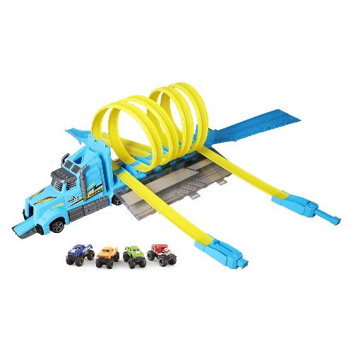 Ods Camion pista trasformabile doppio loop SILVER MONSTER 41459
