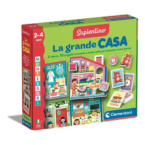 Clementoni Gioco educativo La Grande Casa SAPIENTINO BABY MONTESSORI 16853