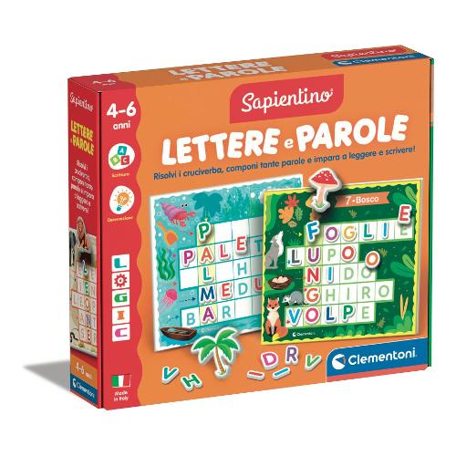 Clementoni Gioco prescolare Lettere e Parole 4-6a SAPIENTINO BABY MONTESSORI 16872