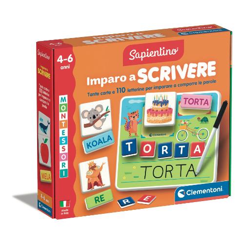 Clementoni Gioco educativo Imparo a scrivere SAPIENTINO BABY MONTESSORI 16859