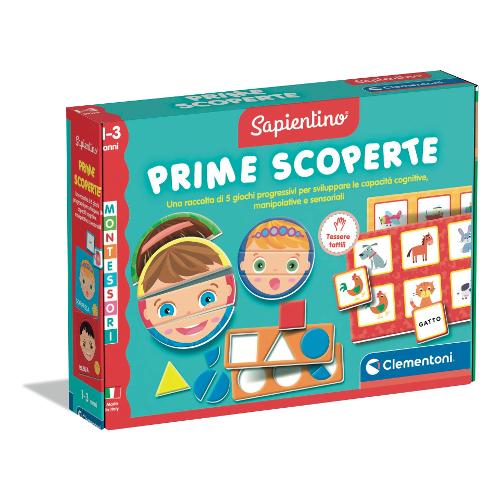 Clementoni Gioco educativo Prime scoperte SAPIENTINO BABY MONTESSORI 16469