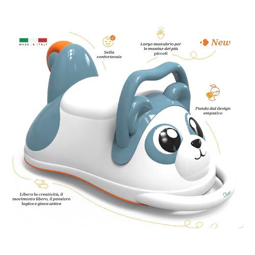 Chicco Panda Cavalcabile 3 in 1 12-36m MOVE & GLOW Bianco e Blu 00011856000000
