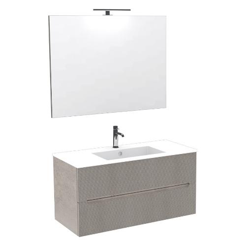 Legnox LINE 100 Bagno Grigio caldo (100cm)