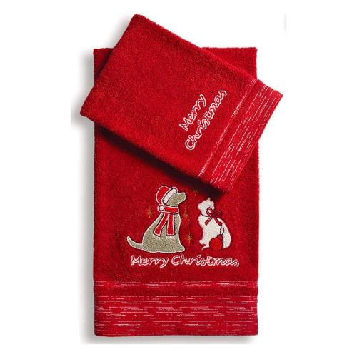 Vingi Set asciugamani Natale STEFY Spugna Assortito P6743