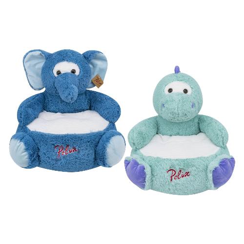 Globo Peluche Poltrona Elefante/Dino (45x45cm) PELUX Assortito 83339