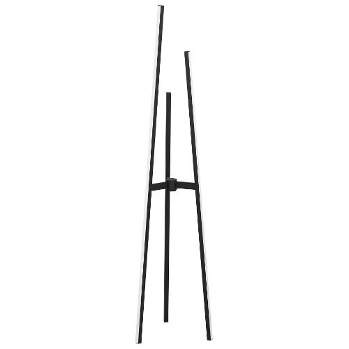 Eglo Lampada da terra MONGOLANA Nero 901052 (35,5x35,5x151cm) 1 luce - LED - Max 30W