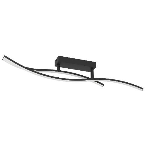 Eglo Plafoniera GRISOLIA Nero (84,9x15x6cm) 901206 1 luce - LED - Max 12W