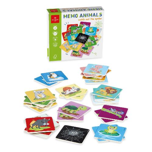 Dal Negro Gioco educativo Memo Animals Watch out the Spider 54106